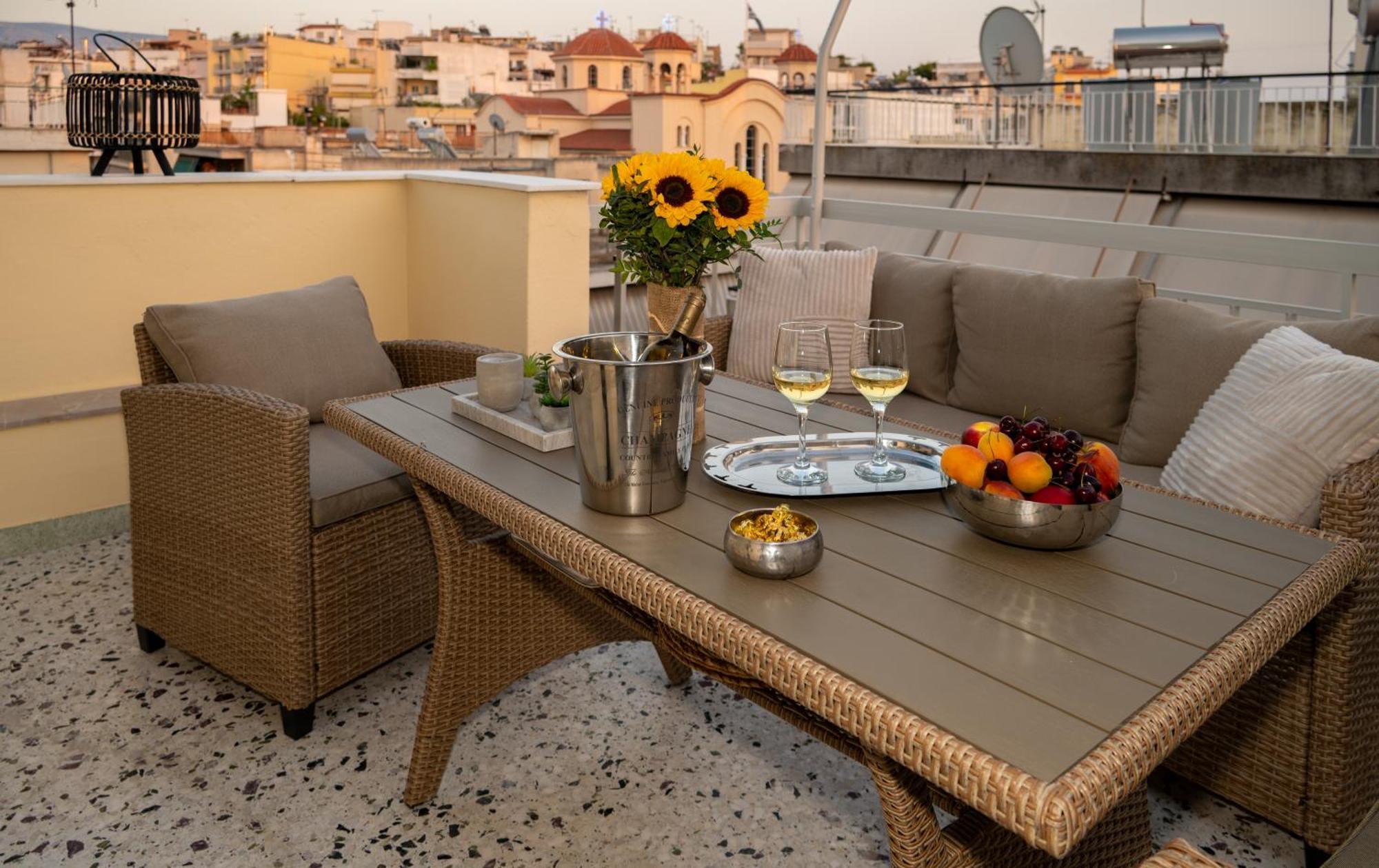 Acropolis Terrace View Apartment Ateny Zewnętrze zdjęcie